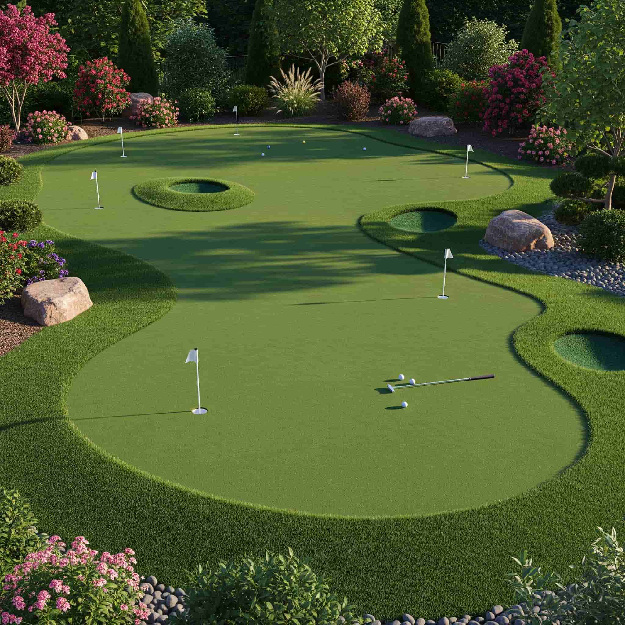 ออกแบบสนามพัตต์กอล์ฟหญ้าเทียม (Putting Green) สร้างสนามซ้อมส่วนตัวในบ้านอย่างมืออาชีพ - Image 1