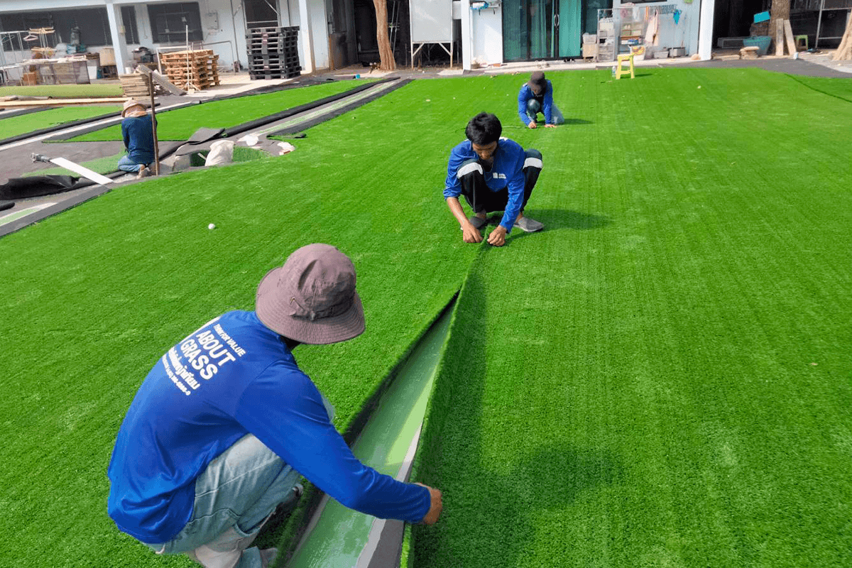 About Grass มีทีมงานคอยบริการครบทุกขั้นตอน